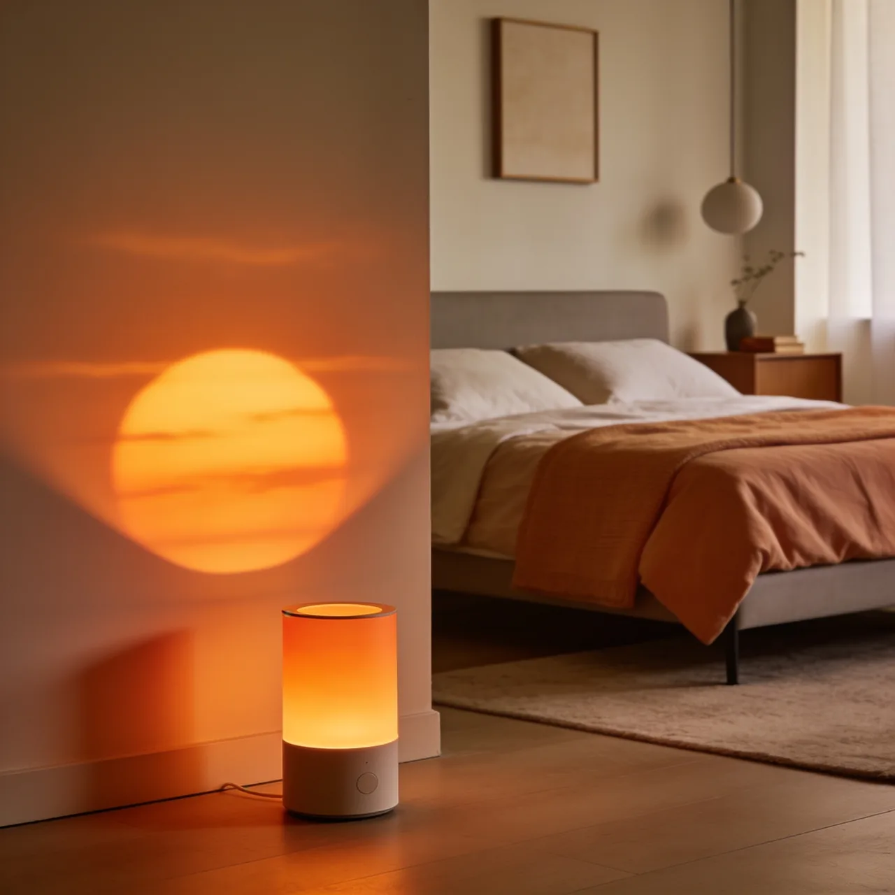 Sunset proyektor lampa